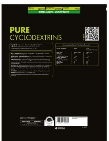 PURE CYCLODEXTRINS 750 GR - +WATT