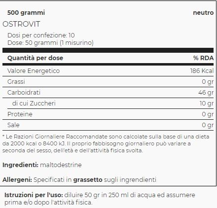 MALTODEXTRIN - OSTROVIT