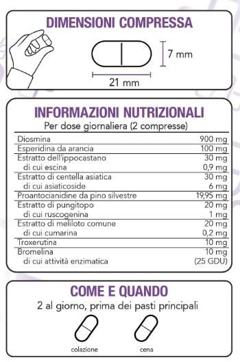 DIOSMINA 90CPR - +LIFE