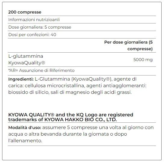 GLUTAMINE PRO KYOWA® QUALITY - YAMAMOTO NUTRITION