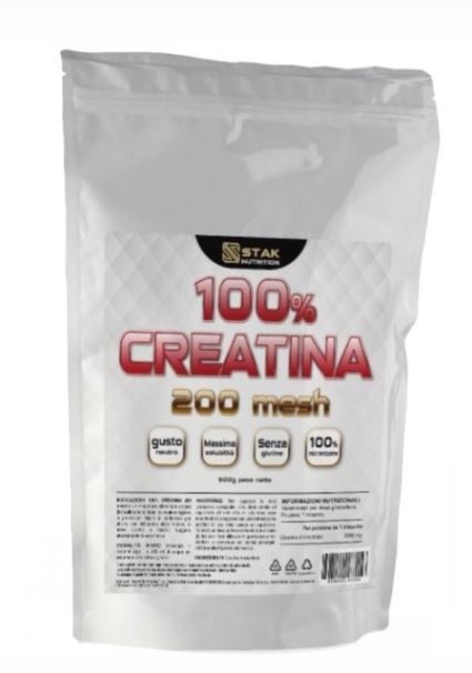 CREATINA 100% 200 MESH 500 GR - STAK NUTRTION