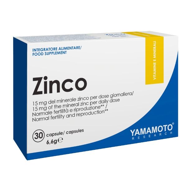 ZINCO PICOLINATO 15 MG - YAMAMOTO - 30 CPS