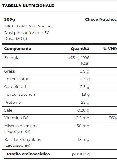 MICELLAR CASEIN PURE 900 G - TSUNAMI NUTRITION