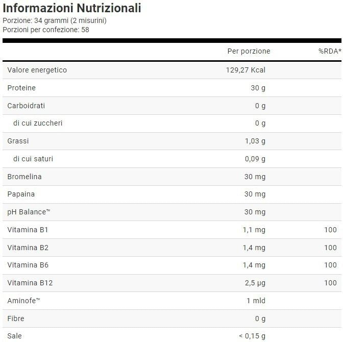 VB WHEY 104 9.8 - INTEGRATORE PROTEINE IN POLVERE - 908 GR