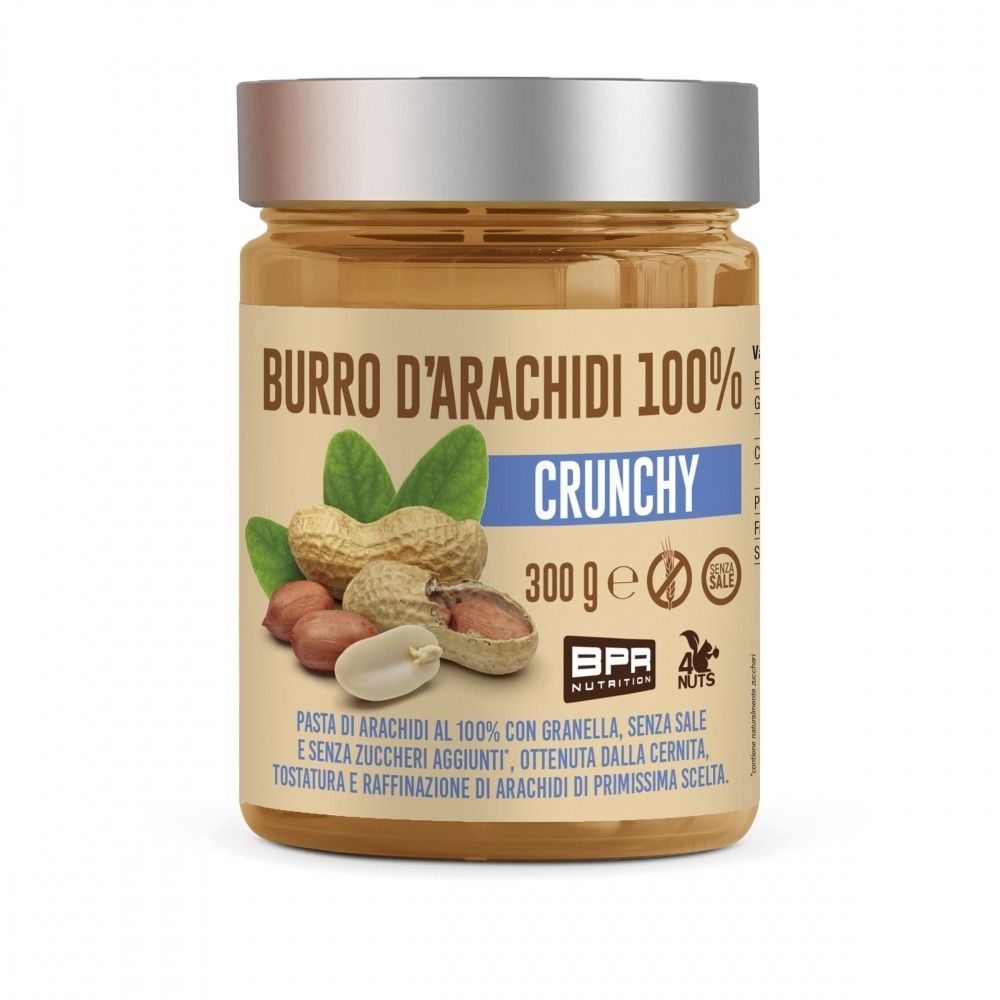 BURRO D'ARACHIDI 100% 300 GR - BPR NUTRITION