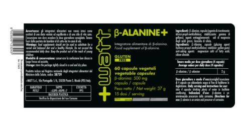 B-ALANINE+ 60 CPS +WATT
