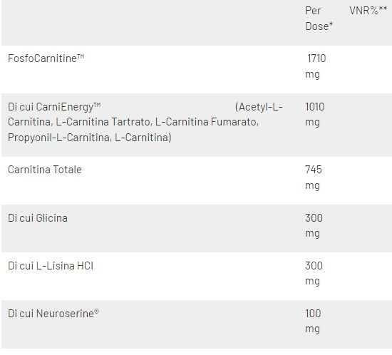 CARNIMAX CARNITINA -  NET INTEGRATORI