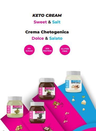 KETO CREAM DOLCE & SALATO 250 GR - BYECARB