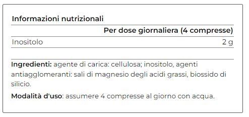 INOSITOLO 500 MG 60 CPS