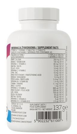 VIT&MIN 100%  90TABS - OSTROVIT