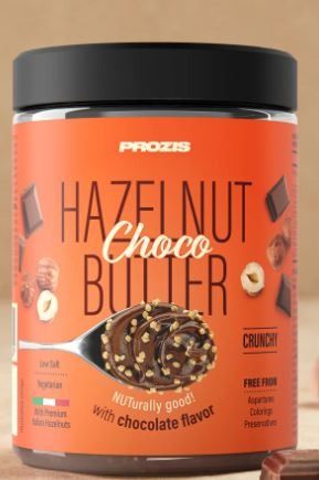 HAZELNUT-CHOCO BUTTER NOCCIOLE E CACAO CROCCANTE 250 GR - PROZIS