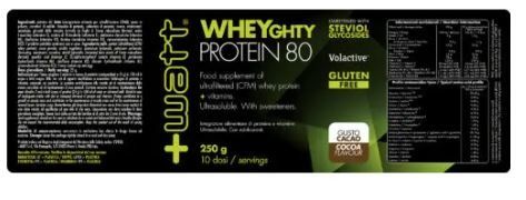 WHEYGHTY PROTEIN 80 250 GR | +WATT