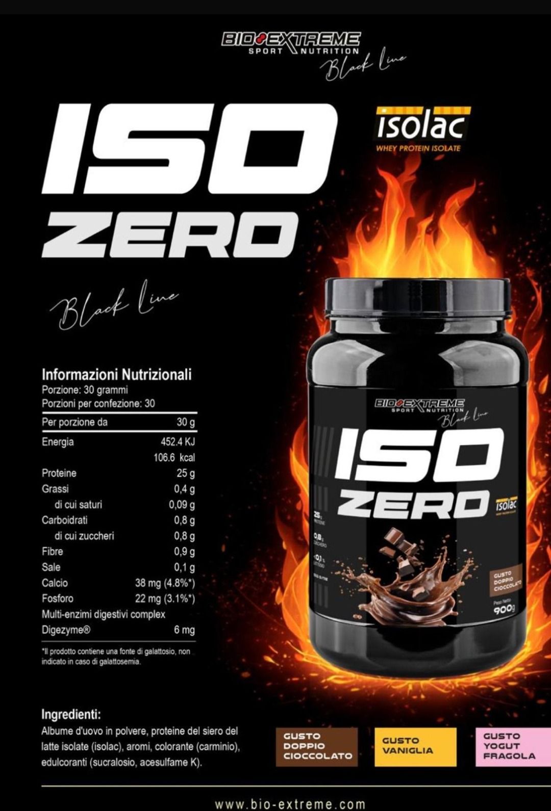 ISO ZERO 900GR  - BIO EXTREME