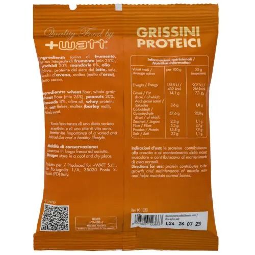 GRISSINI PROTEICI 50 GR - +WATT