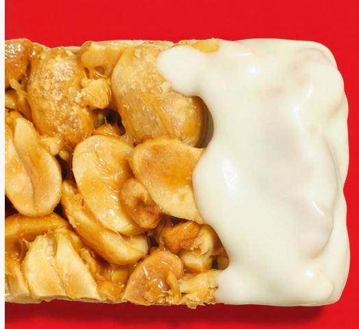 PEANUT WHITE CHOCO BAR 50GR - PROZIS