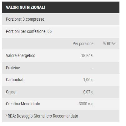 CREATINA TRANSPORT + B6 200 CPR - PRO NUTRITION