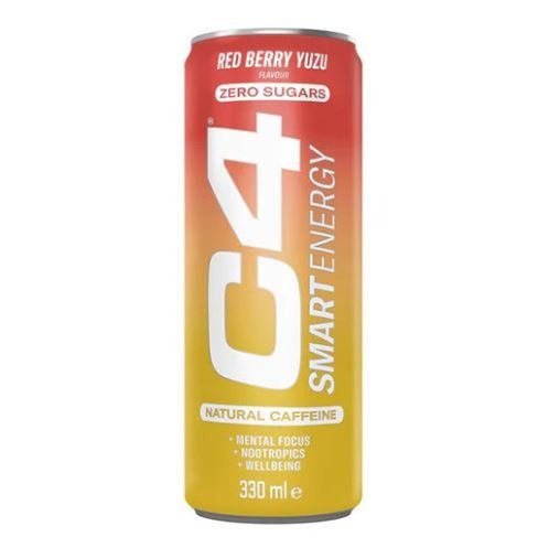 C4 SMART ENERGY DRINK RED BERRY YUZU 330 ML - CELLUCOR