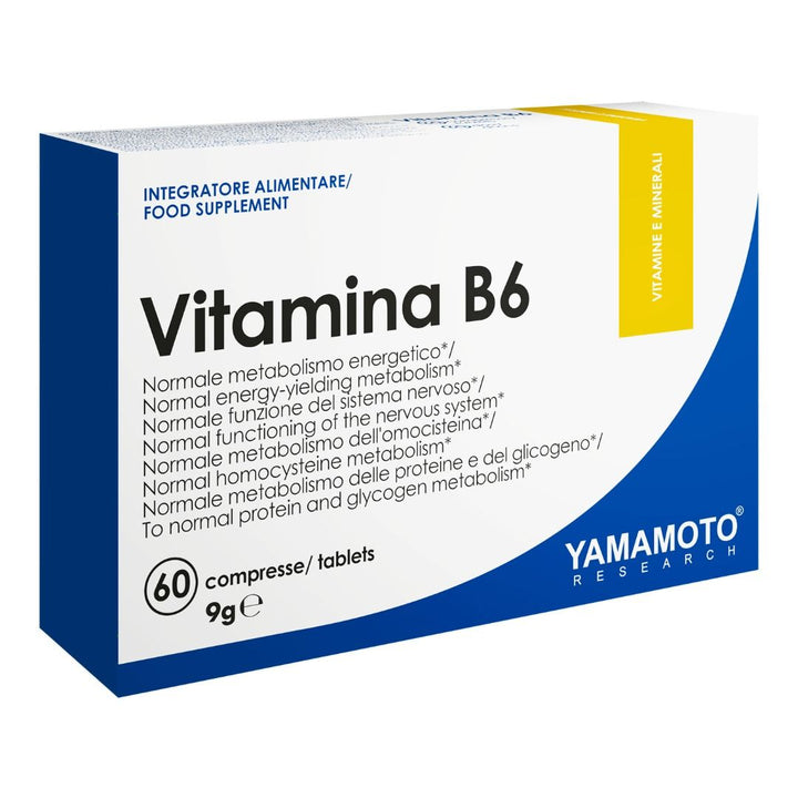 VITAMINA B6 60 CPR - YAMAMOTO NUTRITION