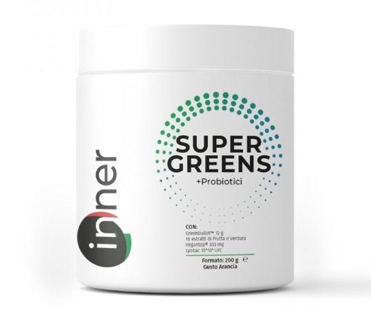 SUPER GREENS + PROBIOTICI 200 GR - INNER