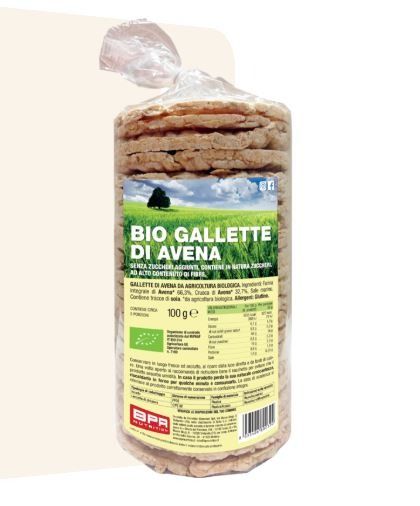 GALLETTE DI AVENA BIOLOGICHE 100 GR -