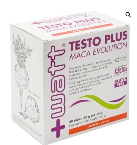 TESTO PLUS MACA GUSTO ARANCIA 20 STICK - +WATT