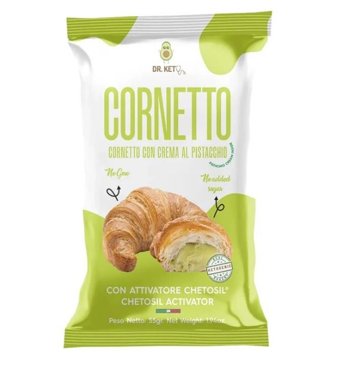 CORNETTO RIPIENO AL PISTACCHIO - DR KETO